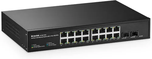 Vista 10 de MokerLink Switch Ethernet de 4 puertos 2.5G con ranura SFP+ de 2 puertos 10G, 4 puertos Base-T de 2.5G compatibles con 10/100/1000Mbps, conmutador