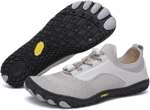 Vista 4 de YING LAN Zapatos de natación de playa de secado rápido para hombre y mujer, zapatos de agua descalzos, para piscina, surf, buceo, deportes acuáticos