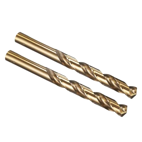 Vista 53 de PATIKIL Broca Jobber de 0.039 in, vástago recto M35 cobalto 5% acero de alta velocidad 135° acabado dorado para metal duro de acero inoxidable - 2