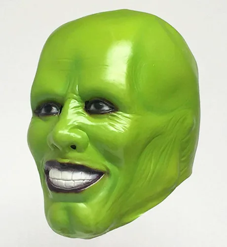Vista 2 de Gmasking Máscara de látex espeluznante de Jim Carry para disfraz de fiesta de Halloween