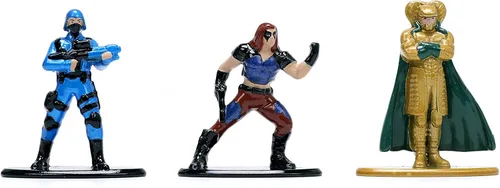 Vista 8 de Jada Toys G.I. Joe 32913 - Juego de 18 figuras fundidas a presión, juguetes para niños y adultos, 1.65 pulgadas