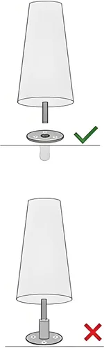Vista 7 de Juego de 4 patas de repuesto de madera maciza para sofá y sofá de 4 Slant- Juego de 4