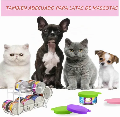 Vista 6 de Oui Tapas - Paquete de 8 tapas reutilizables de silicona para frascos de yogur Yoplait