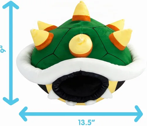 Vista 3 de Club Mocchi Mocchi Super Mario Bowser Shell Mega - Peluche de 15 pulgadas