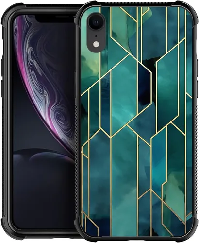 Vista 167 de Funda compatible con iPhone XR, diseño de elefantes africanos para niñas, diseño de patrón a prueba de golpes, antiarañazos, carcasa trasera