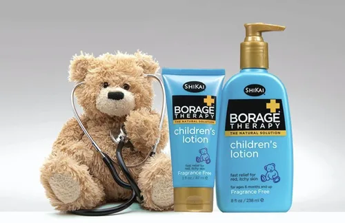 Vista 3 de Shikai Borage Dry Skin Therapy Loción Natural Fórmula para Niños - 8 Oz