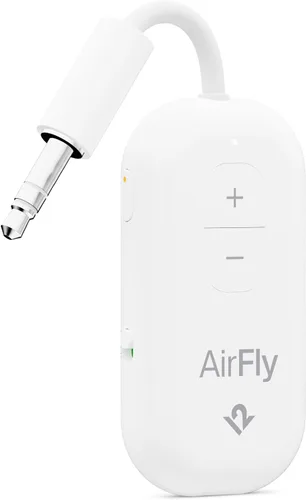 Vista 12 de Twelve South AirFly SE Adaptador de transmisor de audio inalámbrico Bluetooth para AirPods/auriculares, batería de más de 20 horas, funciona