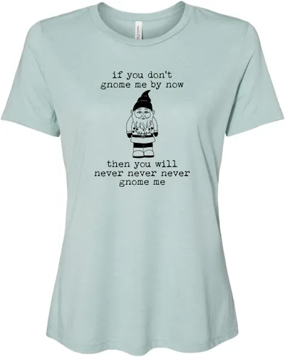Vista 11 de Cute Women's Screen Printed Crew Neck Tee, Shirts With Sayings, Dusty Blue or Olive