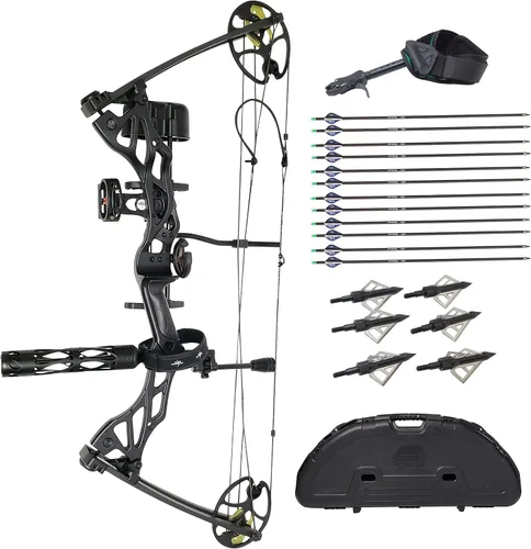 Vista 10 de Southland Archery Supply Outrage - Paquete de arco compuesto de caza de 70 libras