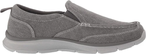 Vista 6 de Tienda Essentials Mocasines de lona para hombre color gris 105