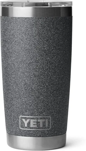 Vista 48 de YETI Rambler - Vaso de acero inoxidable con aislamiento al vacío de 20 onzas con tapa MagSlider Todo acero inoxidable