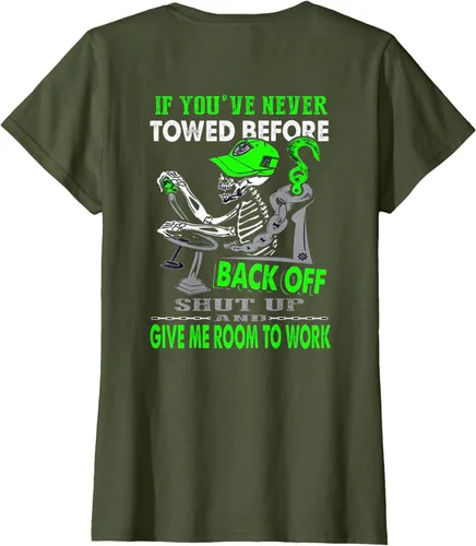 Vista 22 de Proud Tow Truck Operator - Camiseta, Negro, S