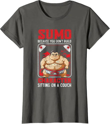 Vista 6 de Sumo Wrestler - Camiseta de lucha libre japonesa de lucha libre de sumo, Negro