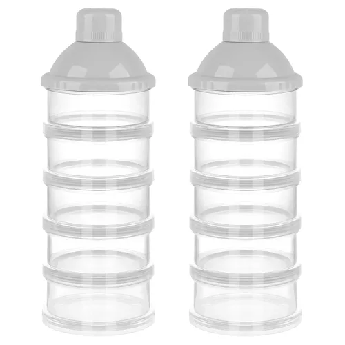Vista 18 de Accmor dosificadores de leche en polvo para bebés, antiderrames, inteligentes, apilables, contenedor de almacenamiento para viaje, sin bisfenol A, 5