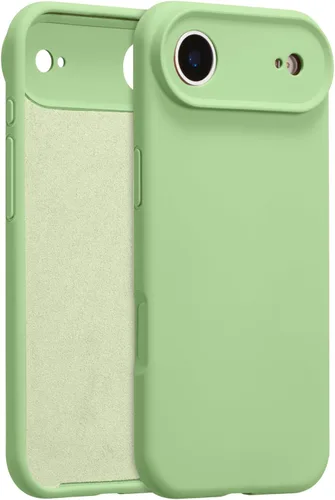 Vista 71 de Funda de silicona para iPhone Air, con [protección completa de la cámara] [forro de microfibra suave antiarañazos], funda de silicona líquida ultra
