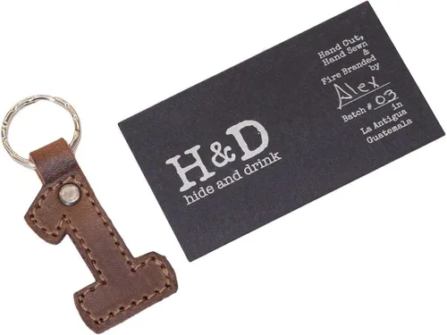 Vista 5 de Hide & Drink, Anillo de cueroaccesorios escolares y de oficina, Bourbon Brown (Número 1)