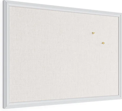 Vista 2 de U Brands Tablero de corcho blanco de 20 x 30 pulgadas, tablero de anuncios