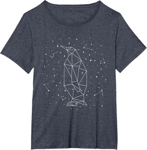 Vista 82 de Sternbild Penguin Constellation Emperor Sea Bird Penguin Camiseta Negro