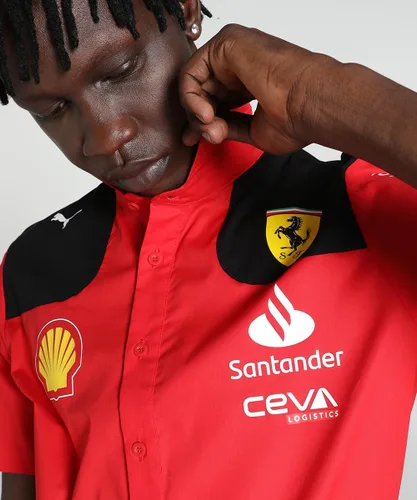Vista 3 de Scuderia Ferrari - Camiseta Team 2023 - Hombre - Rojo - Talla: M