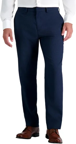 Vista 28 de Haggar Pantalones y Chaquetas de Traje por Separado Jmh Premium Stretch de Corte Entallado para Hombres Negro Sólido