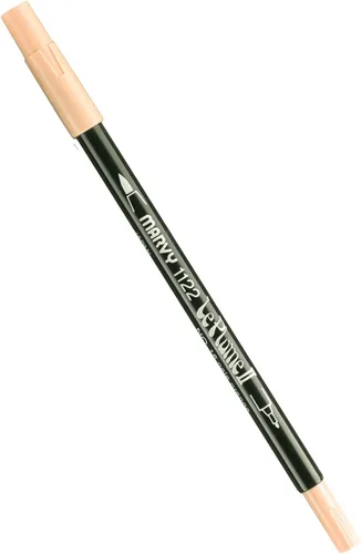 Vista 62 de Uchida 1122-C-3 Marvy Extra Fine Tip Le Plume II Rotulador de doble punta, azul