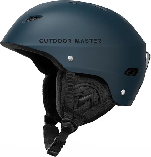 Vista 20 de OutdoorMaster Kelvin - Casco de esquí y snowboard para hombres, mujeres y jóvenes Adjustable Dial Fit Snow Helmet with ASTM Certified,14 Vents for