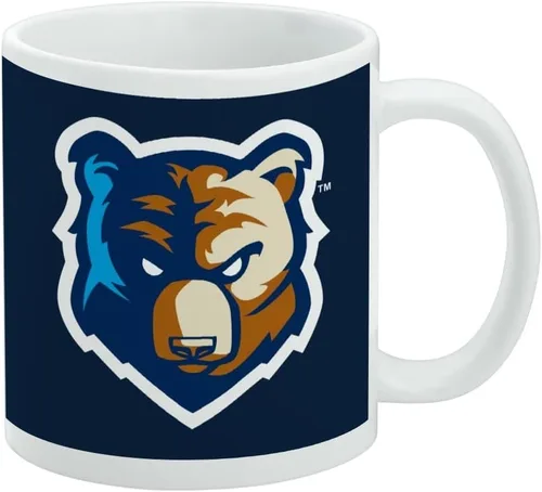 Vista 289 de Taza de cerámica con el logotipo principal de la Universidad Rider, taza de regalo novedosa para café, té y bebidas calientes, 11oz, blanca