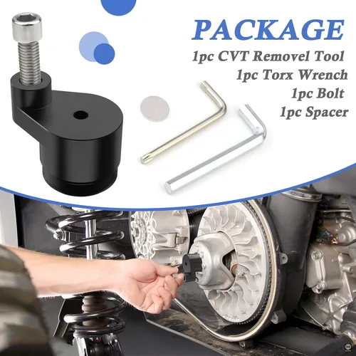 Vista 6 de CVT - Kit de herramientas de cambio de correa de transmisión para separador de embrague, compatible con Can Am Maverick X3 Trail Max 2017-2022