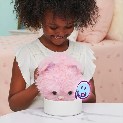 Vista 8 de WHAT THE FLUFF?, Purr 'n Fluff, juguete interactivo sorpresa con más de 100 sonidos y reacciones, juguetes para niños para niñas de 5 años