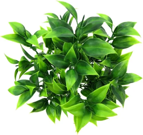 Vista 4 de meiyuan Árbol de higuera artificial de hoja de violín, hojas falsas de ficus lyrata, higuera sintética en maceta para interiores y exteriores, casa