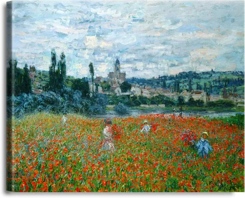 Vista 114 de A&T ARTWORK Antibes Seen from The Salis Gardens de Claude Monet Las Obras de Arte Clásico Mundial Reproducciones, Impresiones de Arte en Lienzo