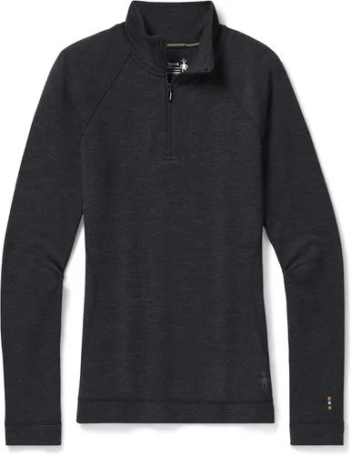 Vista 9 de SMARTWOOL Blusa de cuello redondo activa de lana Merino 250, de capa base, para mujer Negro