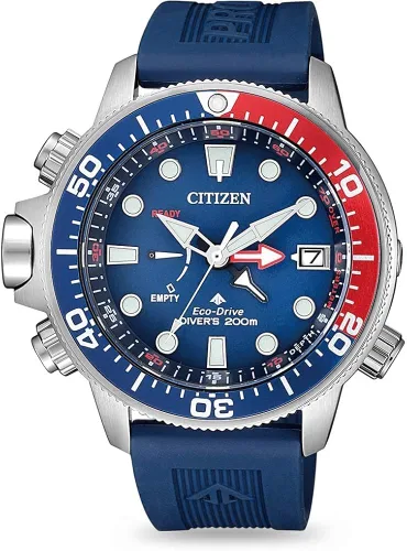 Vista 2 de Citizen Reloj Promaster Aqualand Eco-Drive Movement para hombre Azul Patchwork