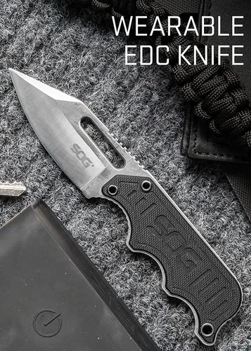 Vista 3 de Cuchillo fijo y compacto SOG Instinct, cuchilla de 2.3 pulgadas