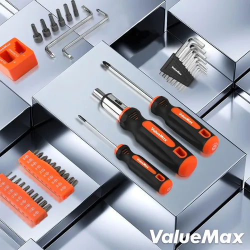 Vista 7 de DURATECH Juego de alicates de 8 piezas y juego de destornilladores magnéticos ValueMax de 126 piezas
