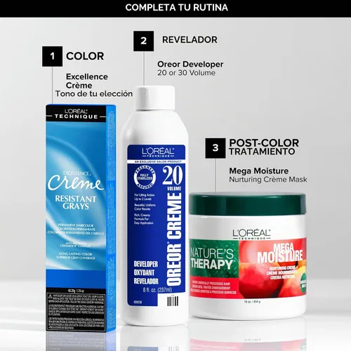 Vista 5 de Excellence Creme 5X Medio Resistente 4x marrón oscuro