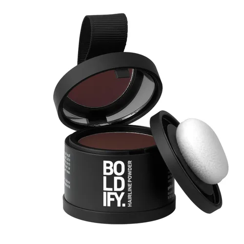 Vista 24 de Boldify - Polvo de línea capilar para retoques de raíz, color marrón ceniza, 0.14 oz Marrón cenizo