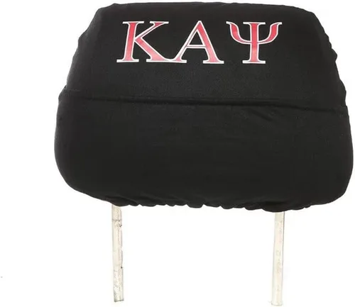 Vista 2 de Kappa Alpha Psi - Funda para reposacabezas de asiento de coche, color negro