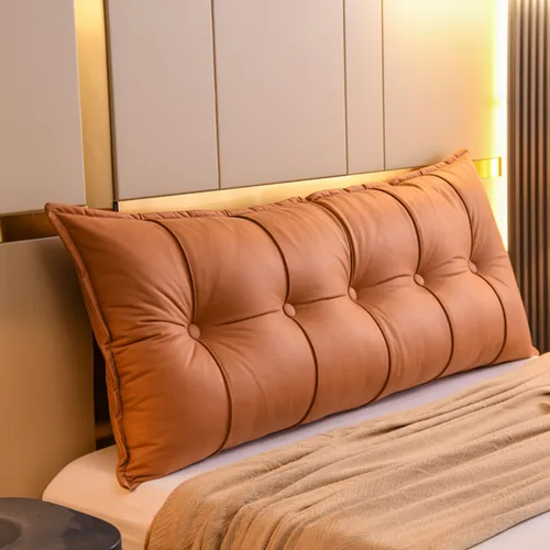 Vista 12 de Almohada grande para cabecero, cojín de cuña para reposo en cama, almohada de lectura, impermeable, para sentarse en la cama, sofá cama, respaldo