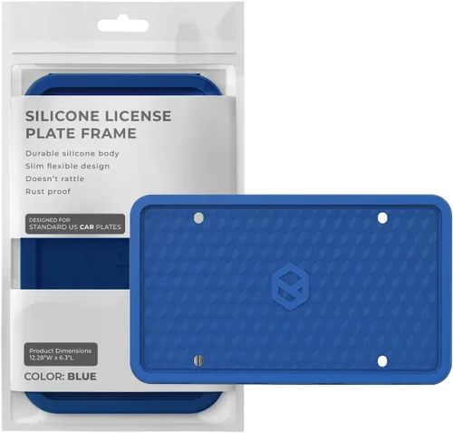 Vista 20 de Rightcar Solutions Marco de matrícula de silicona El marco original de matrícula de automóvil de silicona de grado premium A prueba de óxido, a