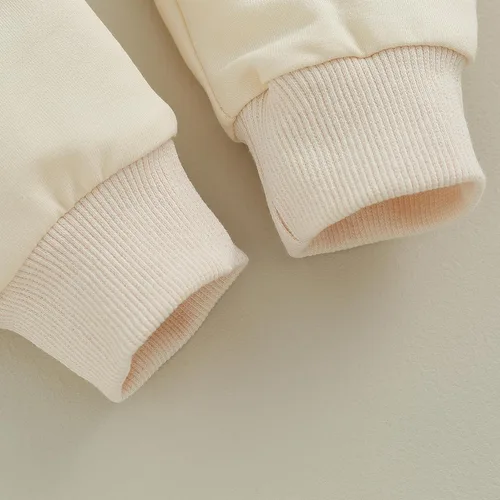 Vista 6 de Conjunto de ropa deportiva de manga larga con cuello redondo y pantalones para bebé niño