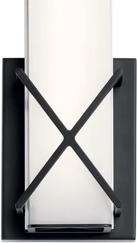 Vista 3 de Kichler 45656MBKLED Trinsic - Aplique de pared, 1 luz, 34.9 vatios, negro mate