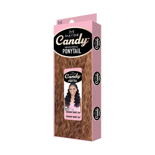 Vista 3 de Mayde Beauty Cordón Candy Cola de caballo AZÚCAR TART 24" (1B)