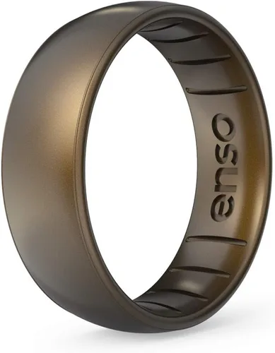 Vista 8 de Enso Rings - Anillo de silicona Classic Elements Fabricado en los Estados Unidos Cómodo, transpirable y seguro