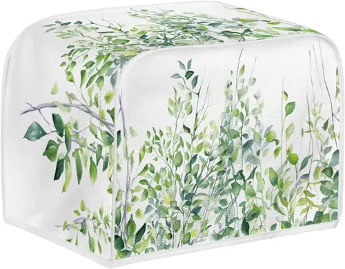 Vista 24 de Dolyues Beach Toaster Cover 2 Slice Universal Size Microwave Oven Dustproof Cover Women Gift Small Bread Cover with Portable Handle