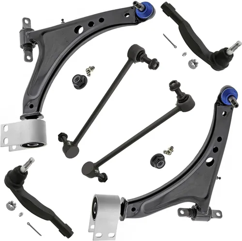 Vista 29 de Detroit Axle - Kit de extremo delantero para Chrysler 300 Dodge Charger 2011-2023 Challenger, 2 Lower Rearward Control Arms 2 Outer Tie Rods 2