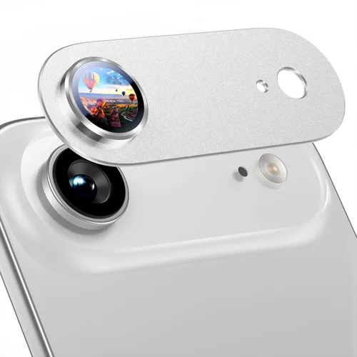 Vista 21 de Uyiton Compatible con iPhone 17 Protector de Lente de Cámara - [No es Fácil de Romper][Fuerte Adsorción][Compatible con Fundas] Protector de Cámara