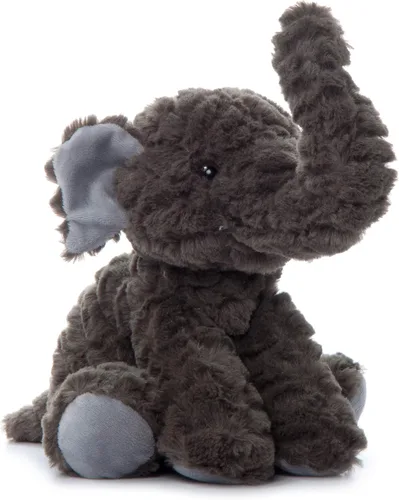 Vista 5 de The Petting Zoo Peluche de elefante floppy, regalos para niños, animales salvajes de la vida silvestre, elefante de 9 pulgadas
