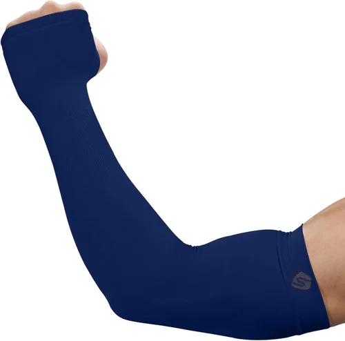 Vista 6 de Mangas para brazo, para hombres o mujeres. Para calentar o refrescar. Guantes de Compresión con factor de protección de los rayos ultravioleta UPF 1