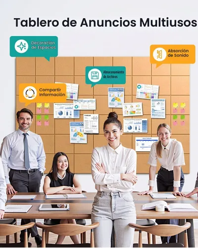 Vista 5 de Paneles acústicos de 12 paneles cuadrados insonorizados con 60 cintas adhesivas, paneles de espuma acústica de alta densidad a prueba de sonido